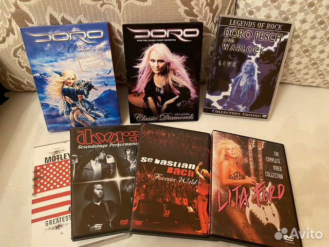 DVD Doro, Doors, Bach, Warlock, Crue