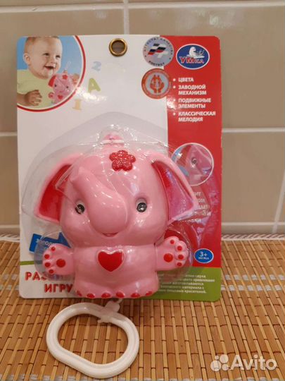 Слон, музыкальная игрушка