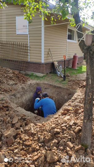 Монтаж автономной канализации под ключ