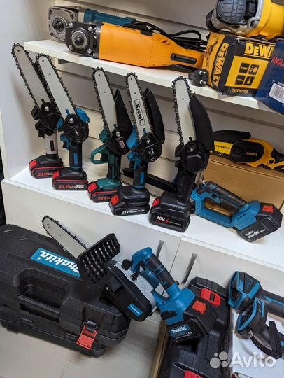 Аккумуляторный сучкорез пила