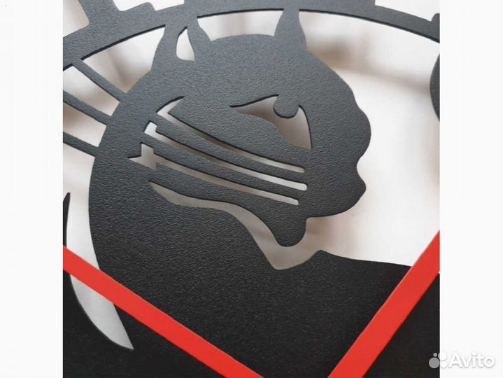 Часы настенные металлические