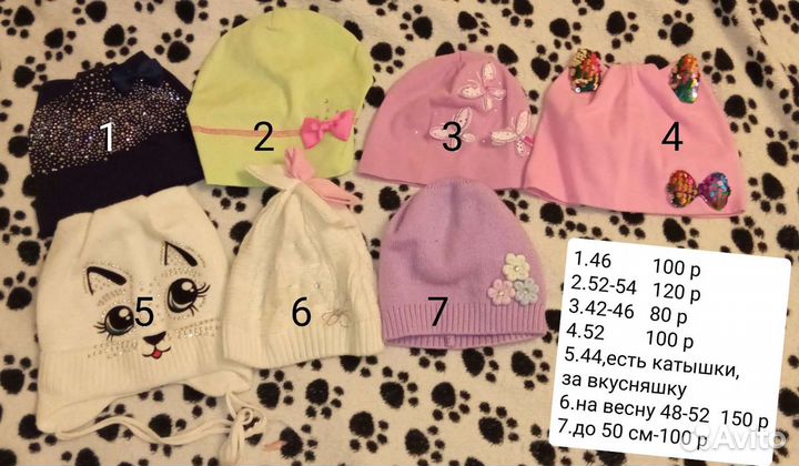 Шапка панама для девочки