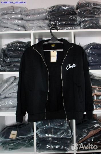 Олимпийка Corteiz черная (Арт.18815)