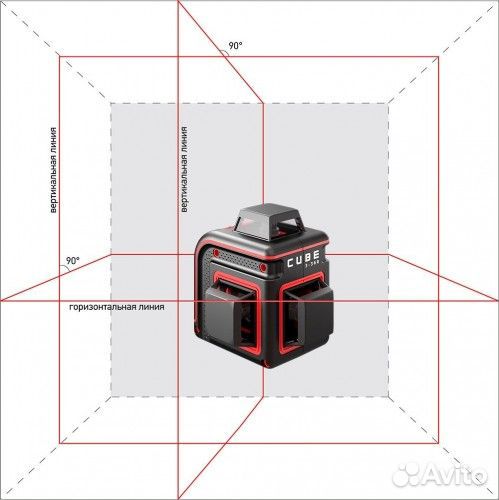 Лазерный нивелир ADA cube 3-360 basic edition А005