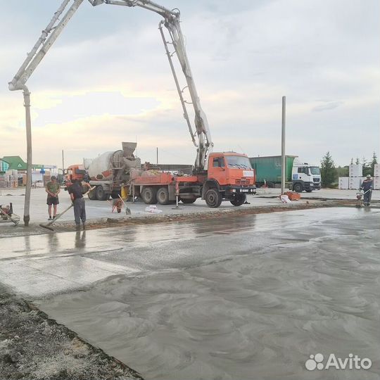 Бетон подача лентой