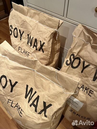 Соевый воск для контейнерных свечей