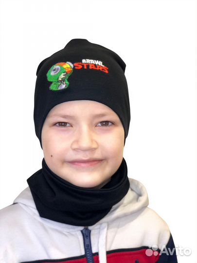 Шапка снуд весна