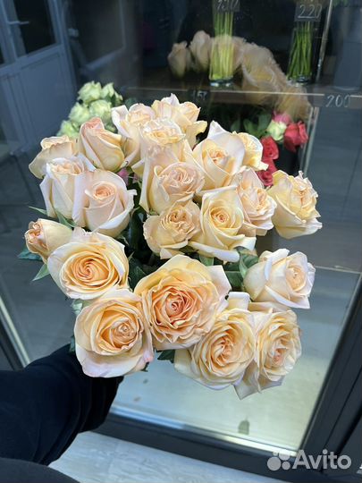 Розы, букеты из свежих роз