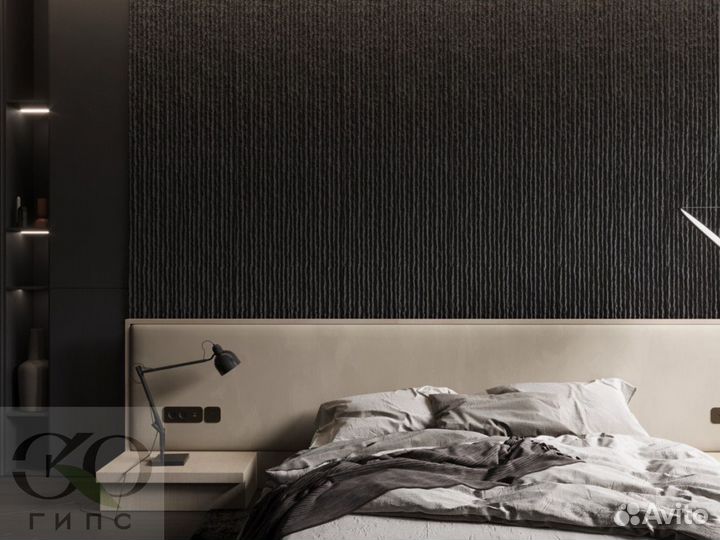 3D Гипсовая панель Скала Природная текстура