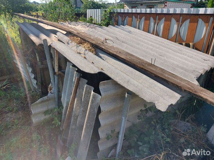 Шифер б/у кирпич б/у