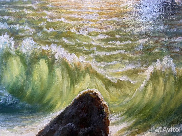 Картина В.Петряшева «Море» 2021, холст, масло