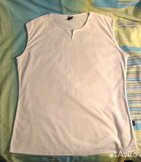 Футболка белая GAP без рукавов женская