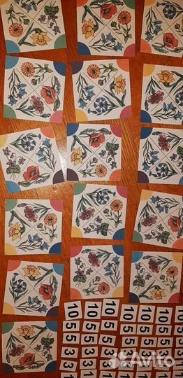 Новая Советская настольная игра Цветник