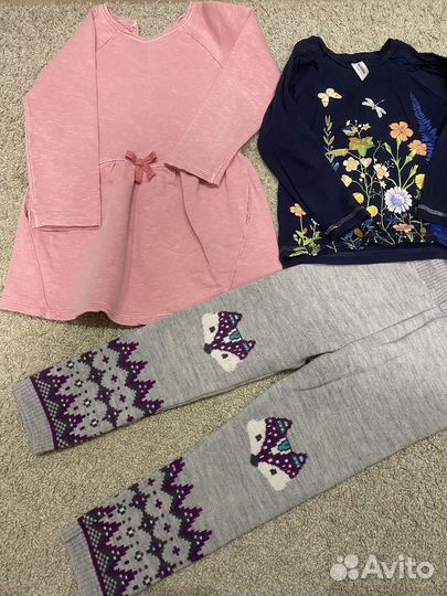 Большой пакет вещей и обуви 104/110