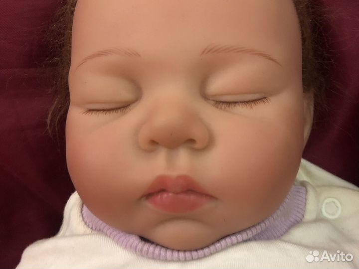 Кукла Реборн девочка с волосами