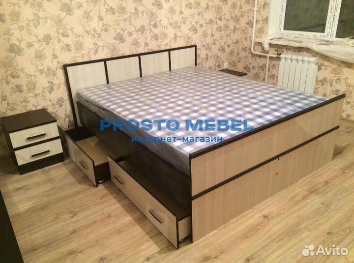 Кровать с ящиками 180 от производителя