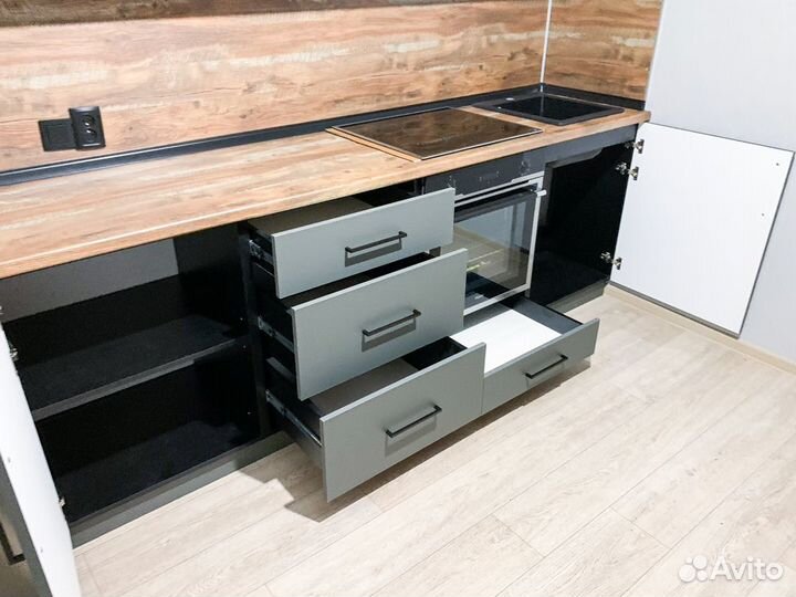 Прямая кухня со склада (цена за всю кухню) ксп:427