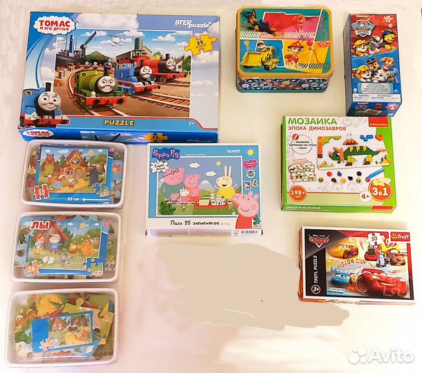 Пазлы, мозаики, лего, EVA для детей