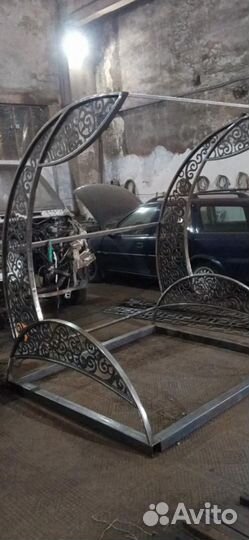 Садовые качели кованные