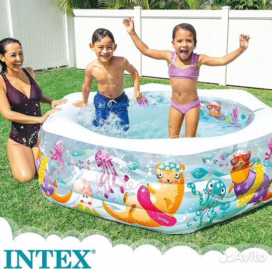 Детский бассейн Intex 56493, 1.91 х 1.78 х 0.61 м