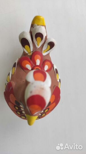 Торжокская глиняная свистулька