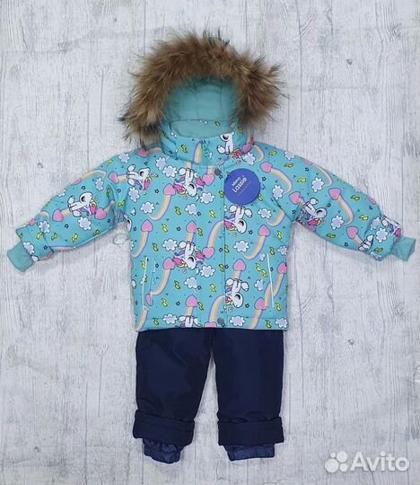 Зимний костюм для девочки lassie, 80-104 3 цвета