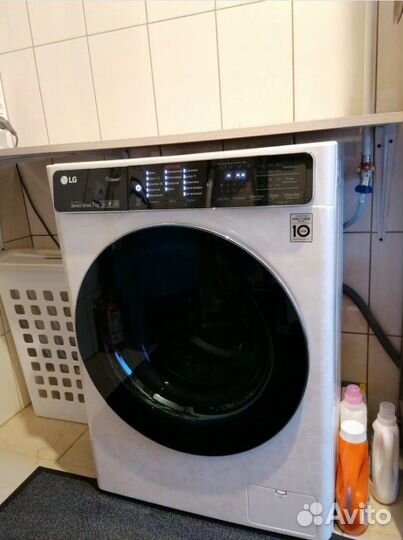 Новая стиральная машина LG с паром и WiFi на 7кг