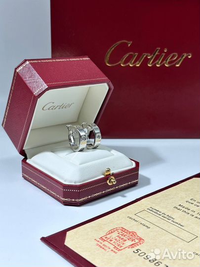 Серьги cartier