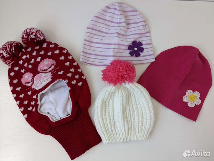 Шапки для девочки 46-48