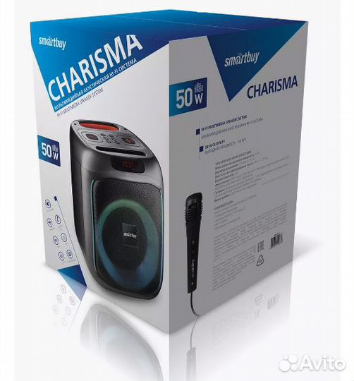 Портативная Bluetooth-колонка 50Вт, USB, TF, AUX
