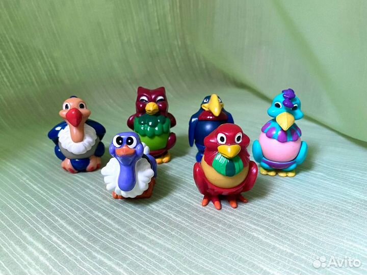 Шарнирные животные, птицы киндер-сюрприз