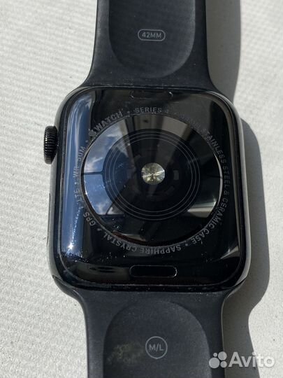 Часы apple watch series 4 и 5 44mm stainless steel