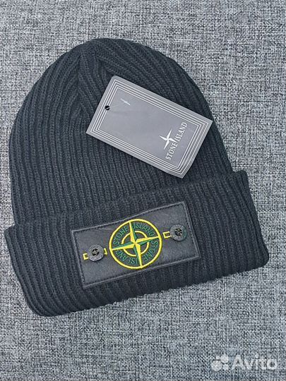 Шапка теплая stone island