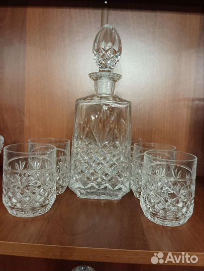 Графин со стаканами чехия