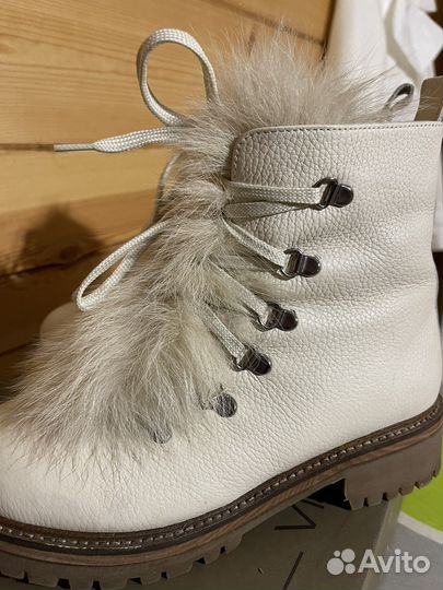 Ботинки кожаные 38