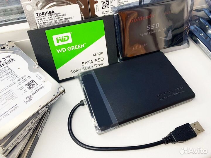 Новый внешний жесткий диск / Адаптер переходник