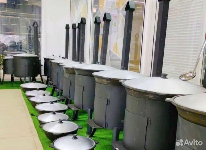 Оригинальные Узбекские Казаны с печкой