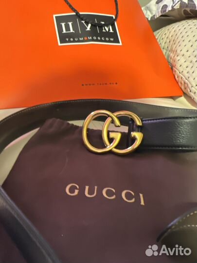 Ремень женский кожаный Gucci