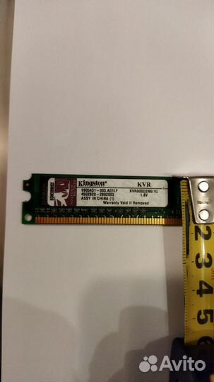 Оперативная память Kingston KVR800D2N6/1G ddrii 1G