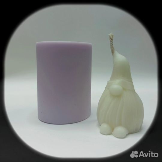 Силиконовая форма молд для изготовления свечей