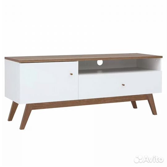 Тумба Хеда (Heda) RTV1D1S белый,лиственница сибирс