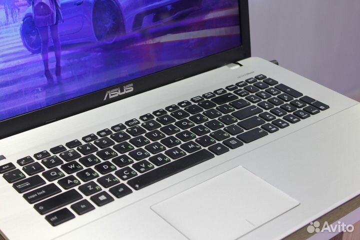 Ноутбук asus с большим экраном и новым акб