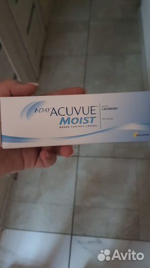 Линзы 1 day acuvue moist -8