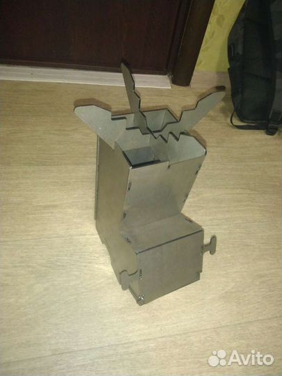 Печка ракетная. Лазерная резка