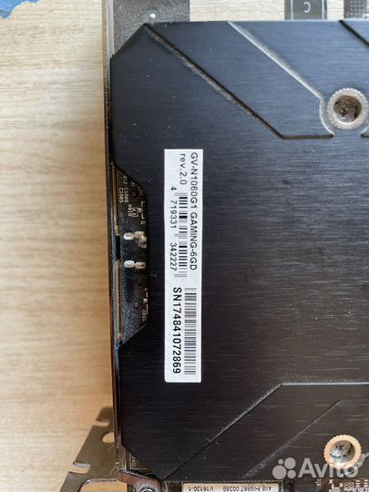 Видеокарта gtx 1060 6gb gigabyte