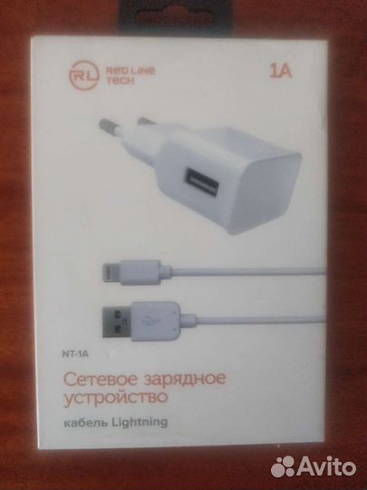 Сетевое зарядное устройство 2.1А, 1А
