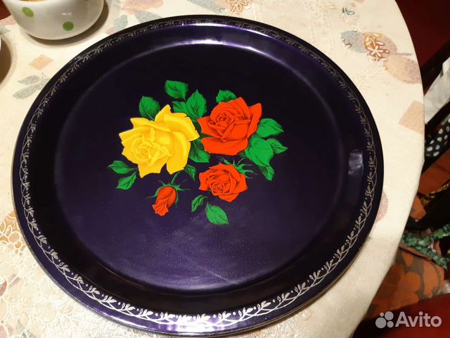 Поднос металлический СССР