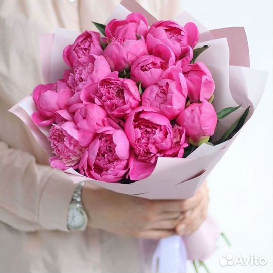 Пионы Букеты Цветы Доставка