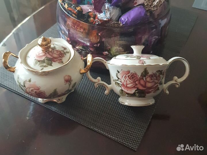 Сахарница фарфор