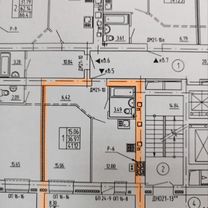 1-к. квартира, 41,1 м², 5/14 эт.